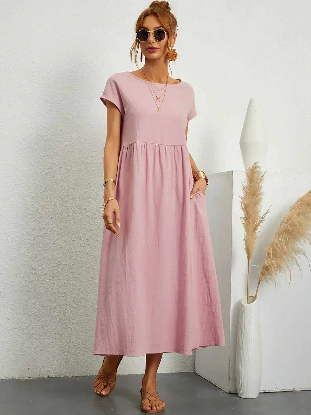 Ivy — Flowing Midi Dress with Timeless Elegance