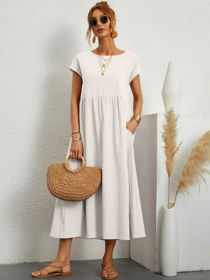 Ivy — Flowing Midi Dress with Timeless Elegance