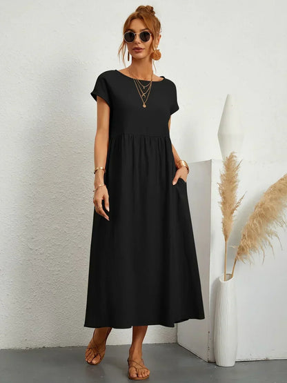 Ivy — Flowing Midi Dress with Timeless Elegance