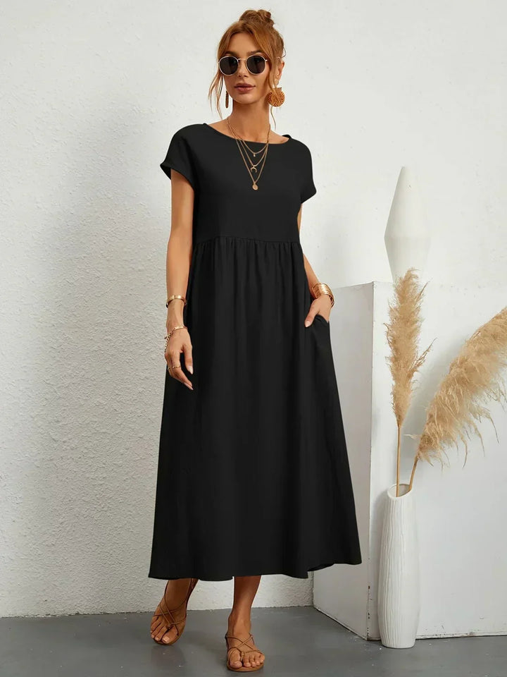 Ivy — Flowing Midi Dress with Timeless Elegance