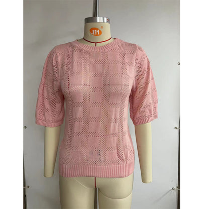 Rose - Open-Knit Top