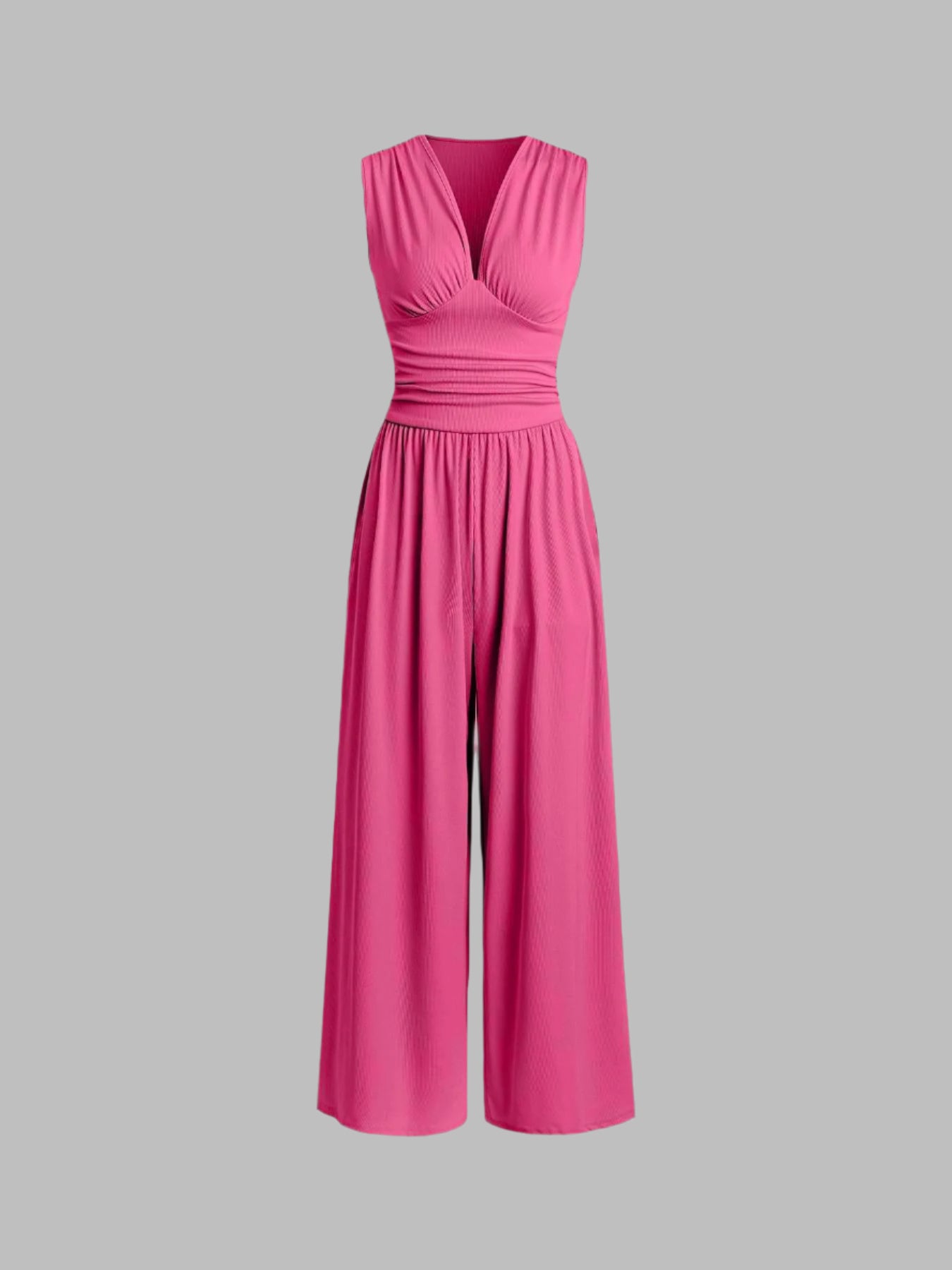 Sienna - Elegance Sleeveless Wide-Leg Jumpsuit