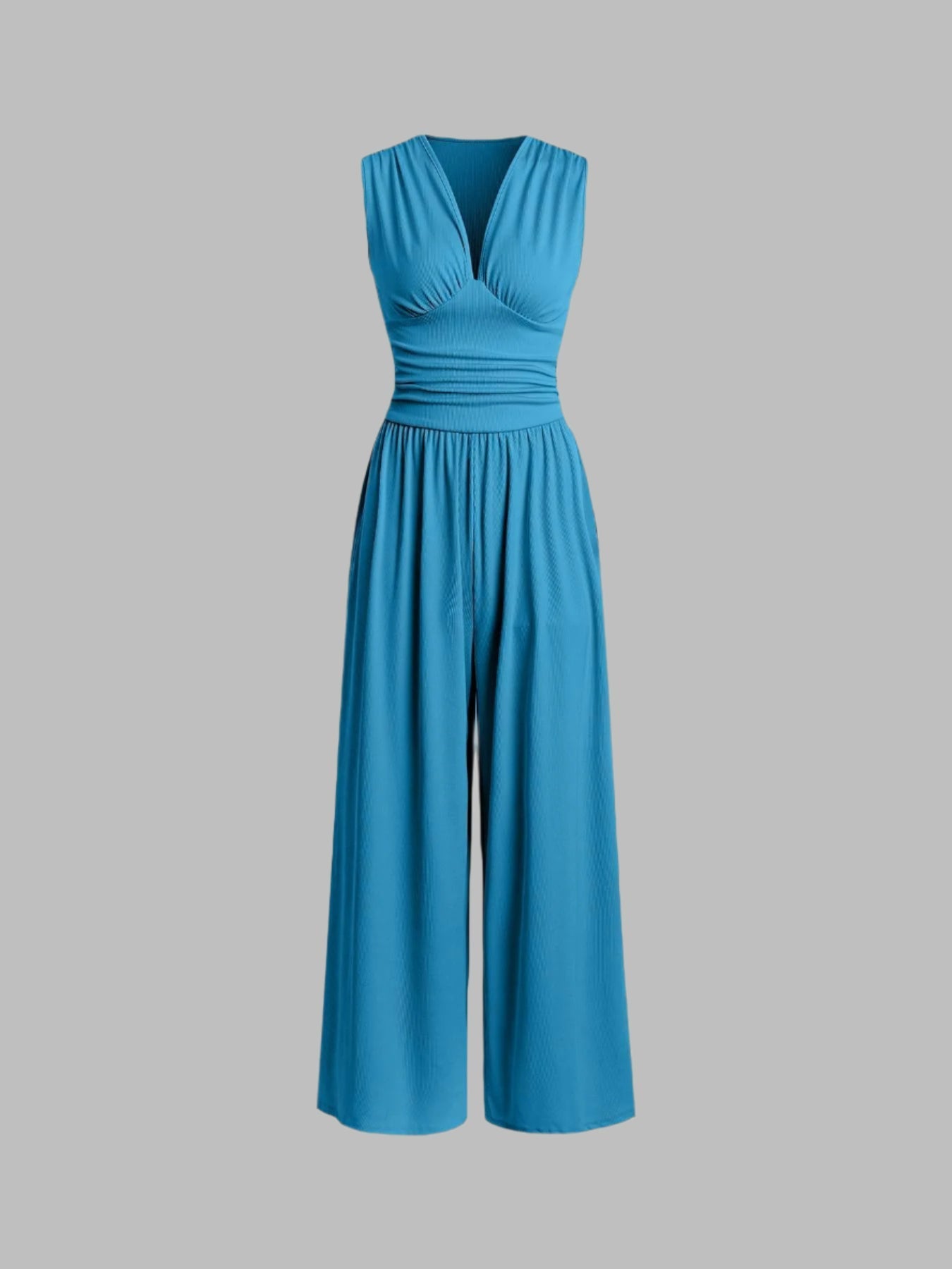 Sienna - Elegance Sleeveless Wide-Leg Jumpsuit