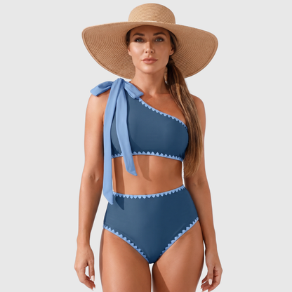 Marit | Hoge Taille One Shoulder Bikini