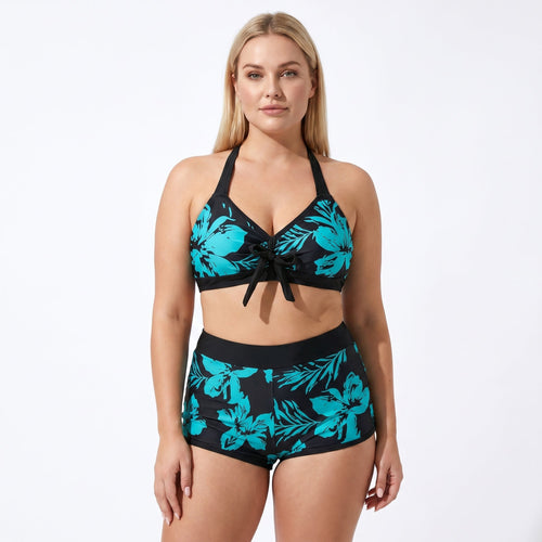 Linda | Bikiniset met Bloemenprint en Boyshort