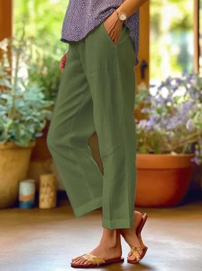 Sage - Linen Pants