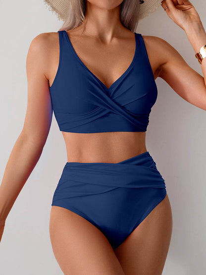 Jasmijn | Hoge Taille Bikini met Twist-Detail