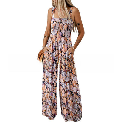 Luna - Floral Jumpsuit