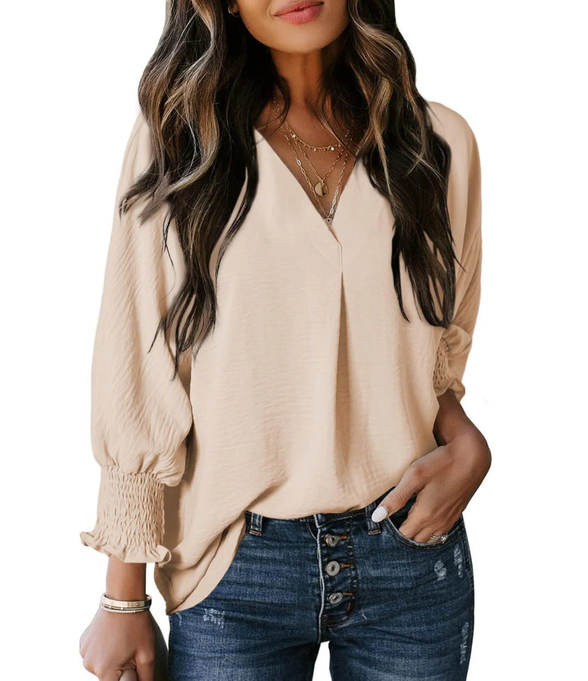 Maya - Smocked Sleeve Blouse