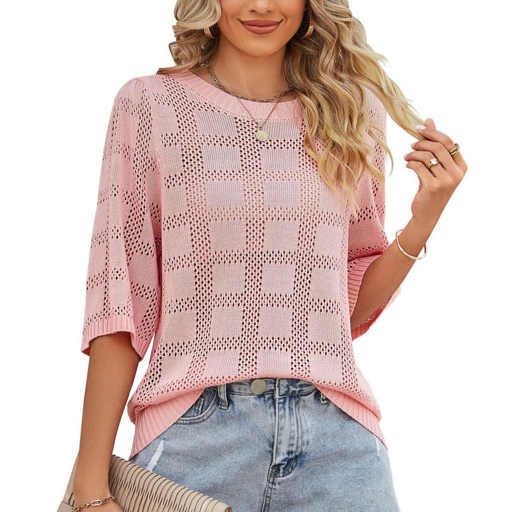 Rose - Open-Knit Top