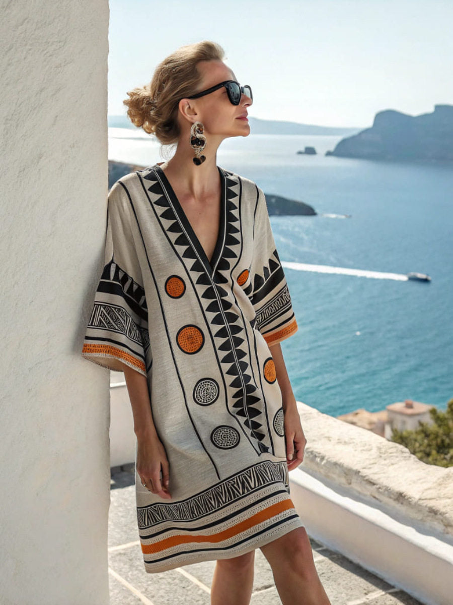 Santorini Beach Dress