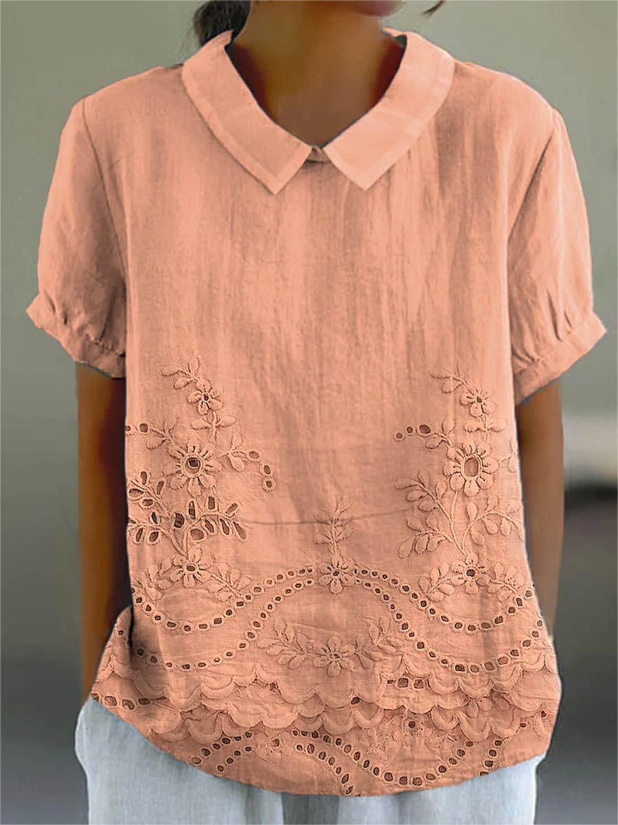 Camille - Embroidered Blouse