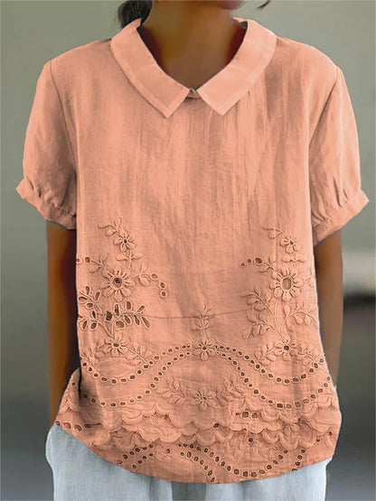 Camille - Embroidered Blouse
