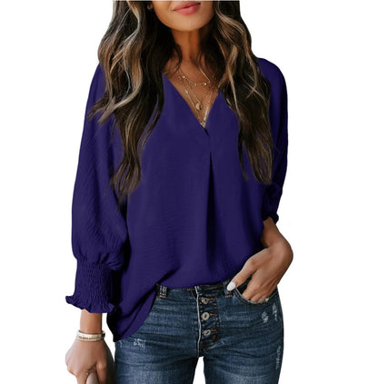 Maya - Smocked Sleeve Blouse