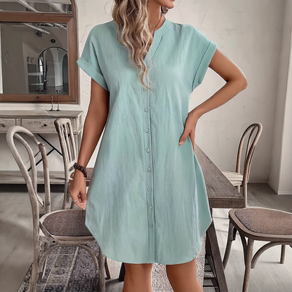 Penny Button-Front Dress