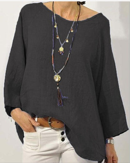 Elena - Linen Top