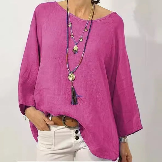 Elena - Linen Top