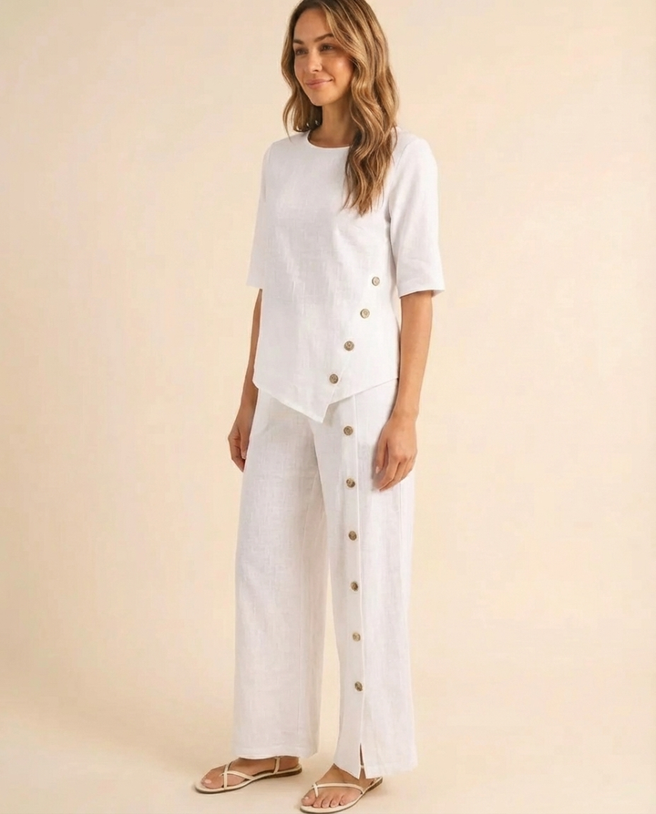 Lara - Button Detail Set