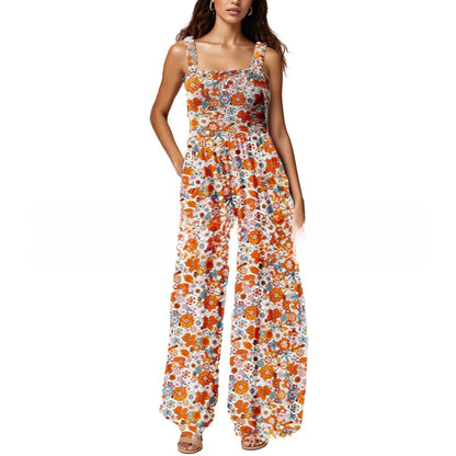 Luna - Floral Jumpsuit