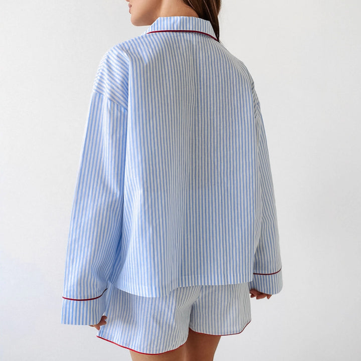 Audrey Stripe Pajama Set
