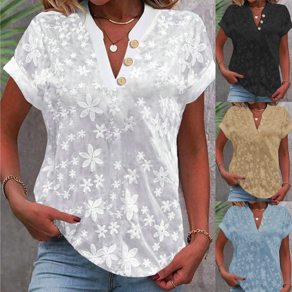 Charlotte - Tonal Print Tee