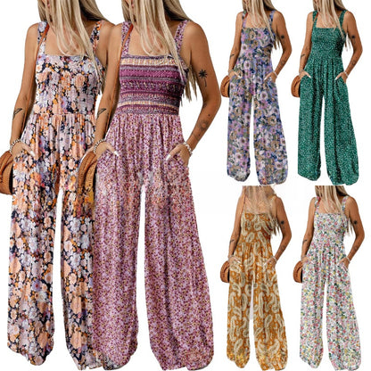 Luna - Floral Jumpsuit