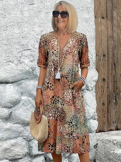 Ruby - Patchwork Dress