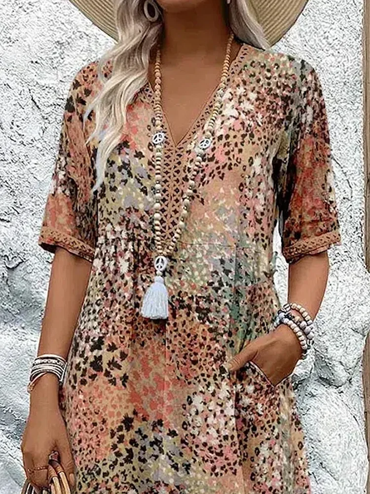 Ruby - Patchwork Dress
