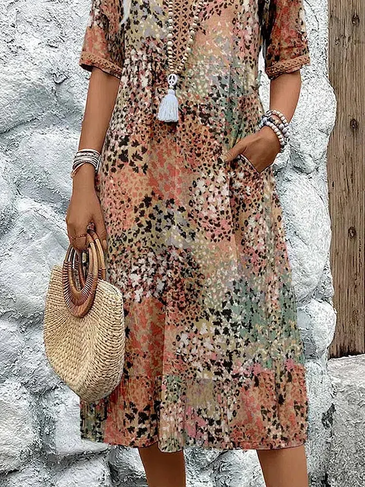 Ruby - Patchwork Dress