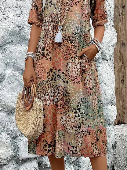 Ruby - Patchwork Dress