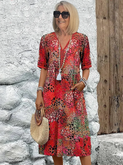 Ruby - Patchwork Dress