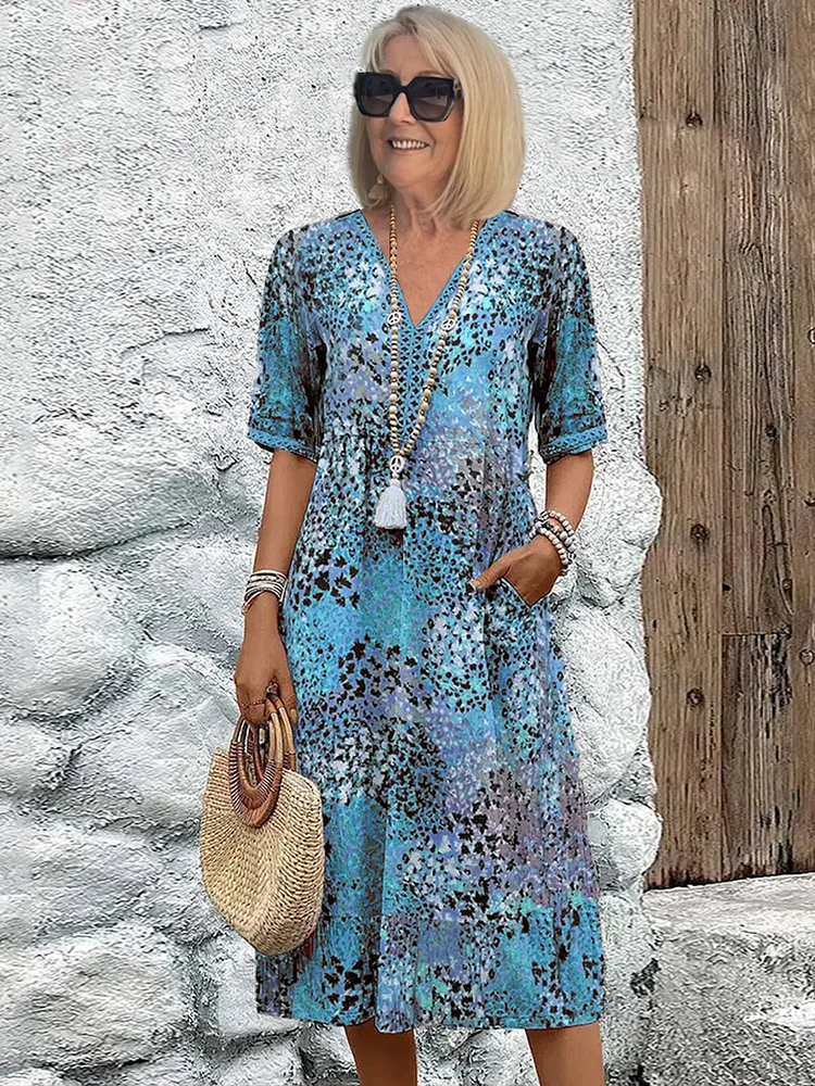 Ruby - Patchwork Dress