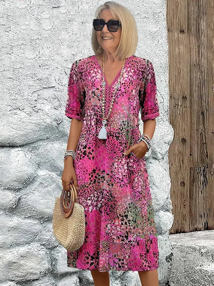 Ruby - Patchwork Dress