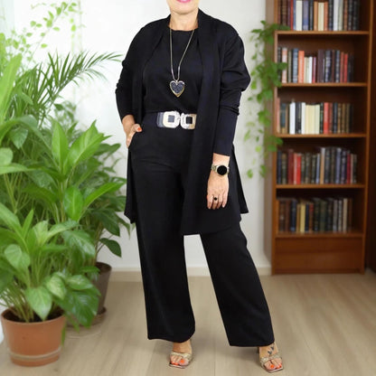 Olivia - Three-Piece Knit Set