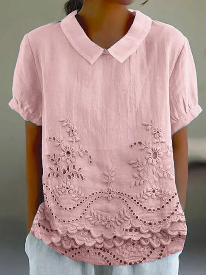 Camille - Embroidered Blouse