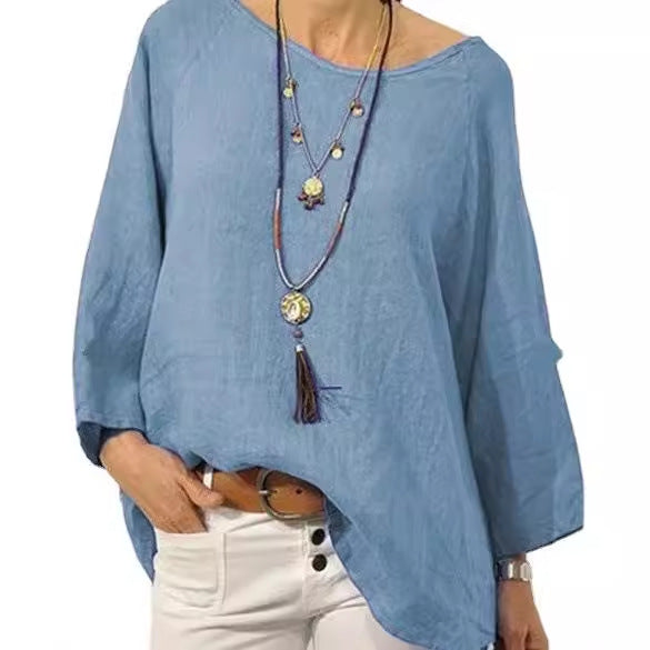Elena - Linen Top