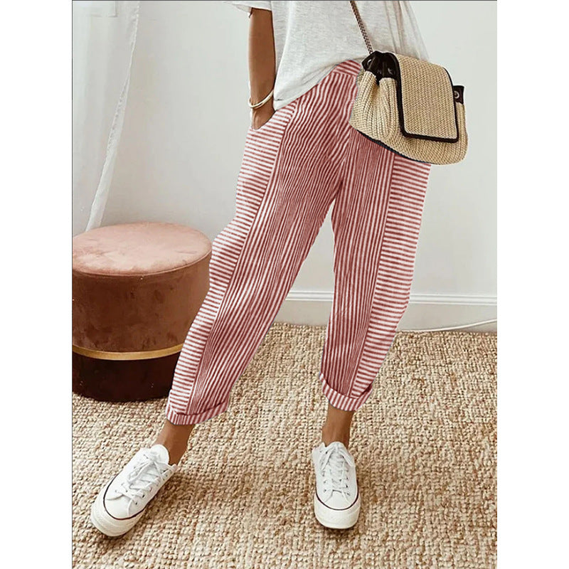 Harlow - Striped Joggers