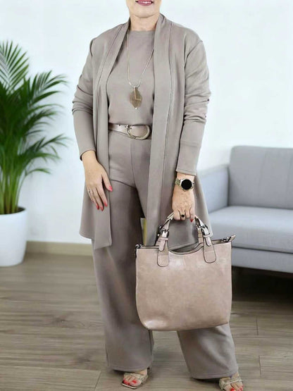 Olivia - Three-Piece Knit Set