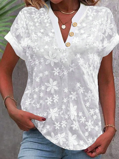 Charlotte - Tonal Print Tee