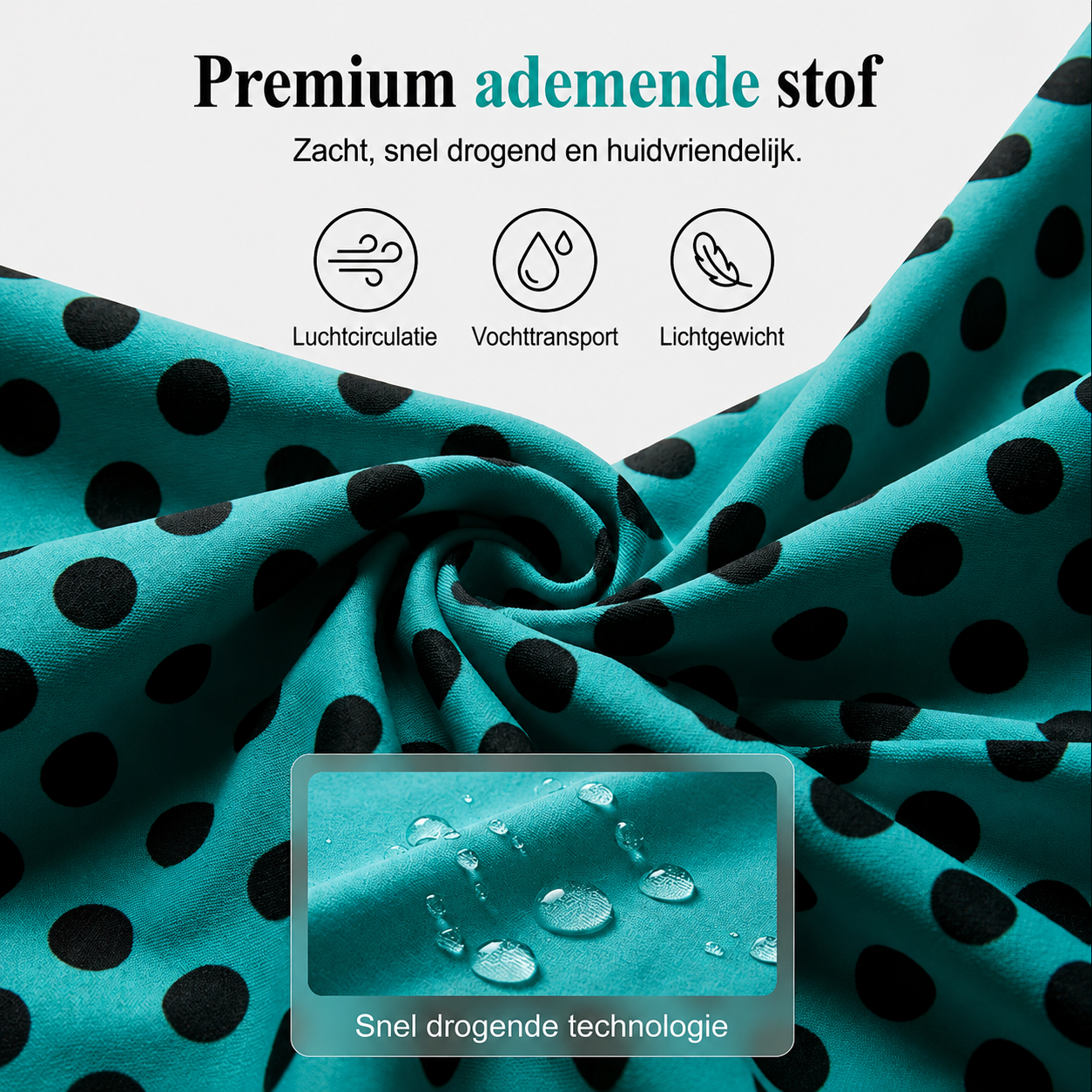 Vera | Tweedelig Tankini Set met Stippelshort
