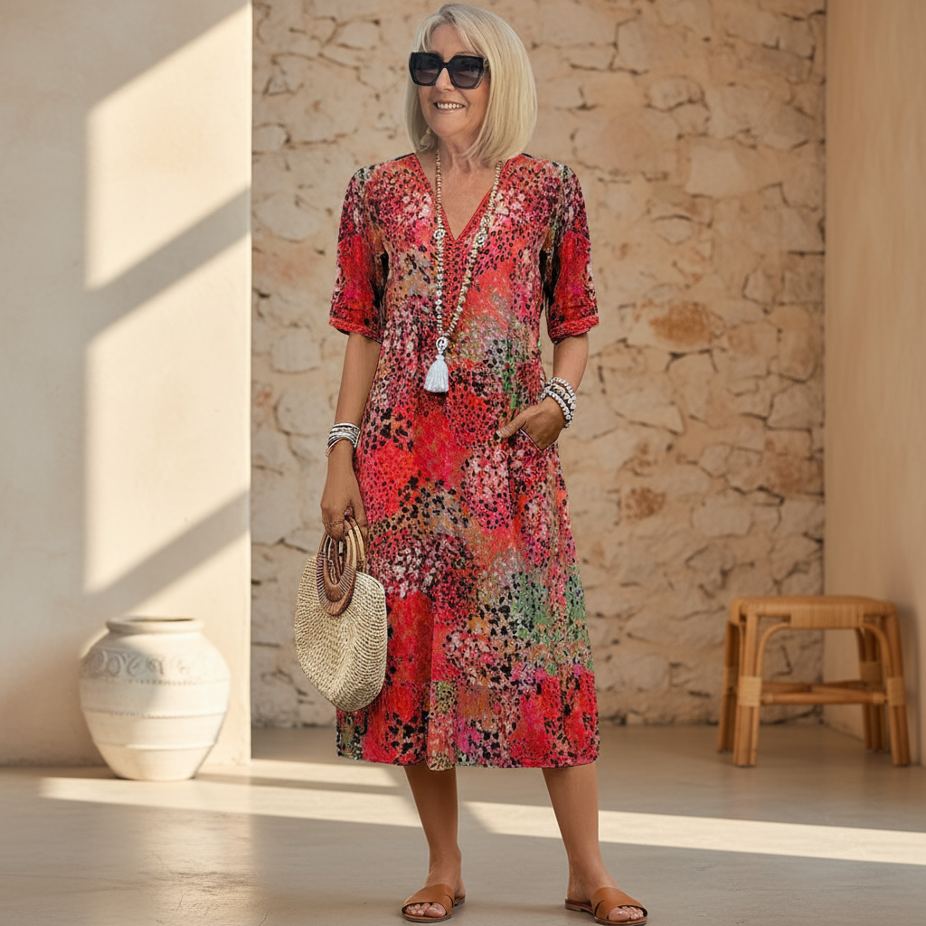 Ruby - Patchwork Dress