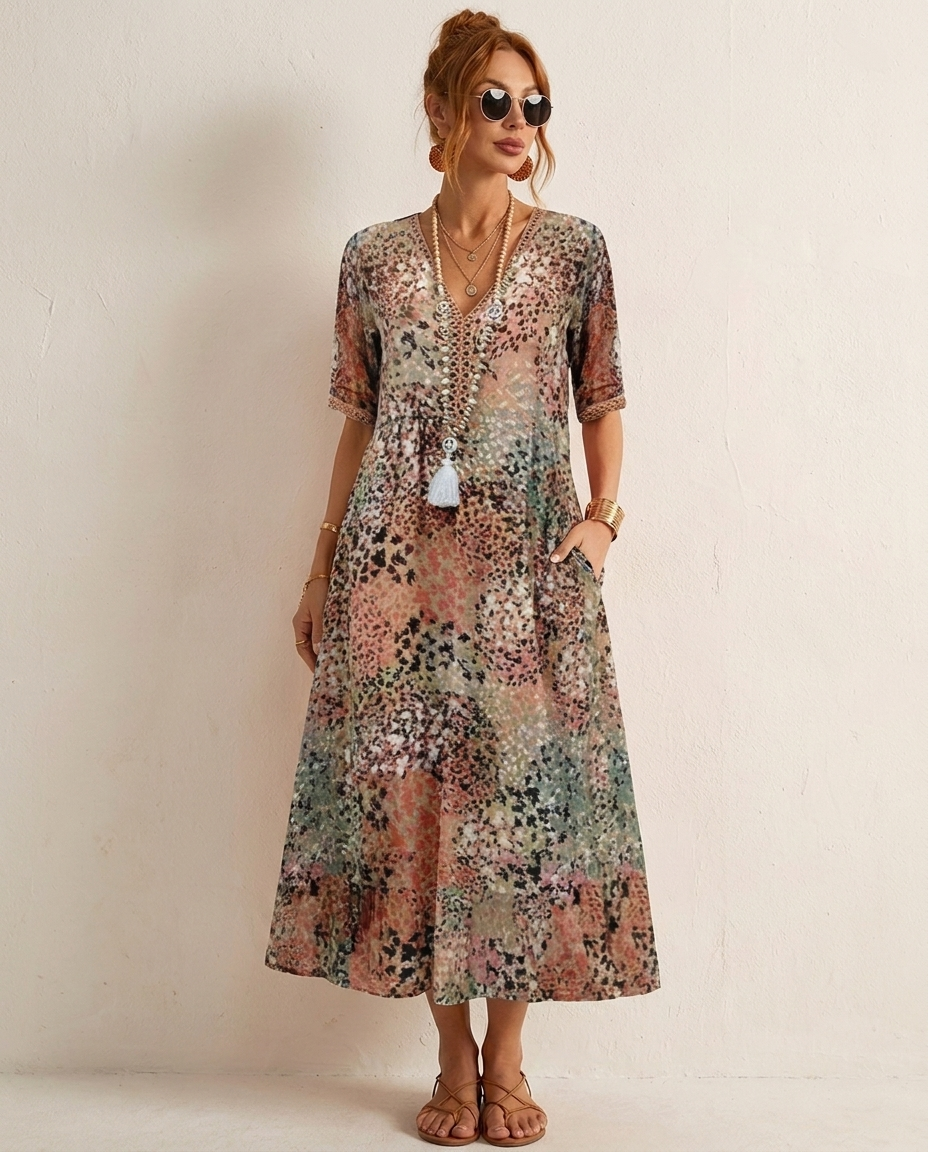 Ruby - Patchwork Dress