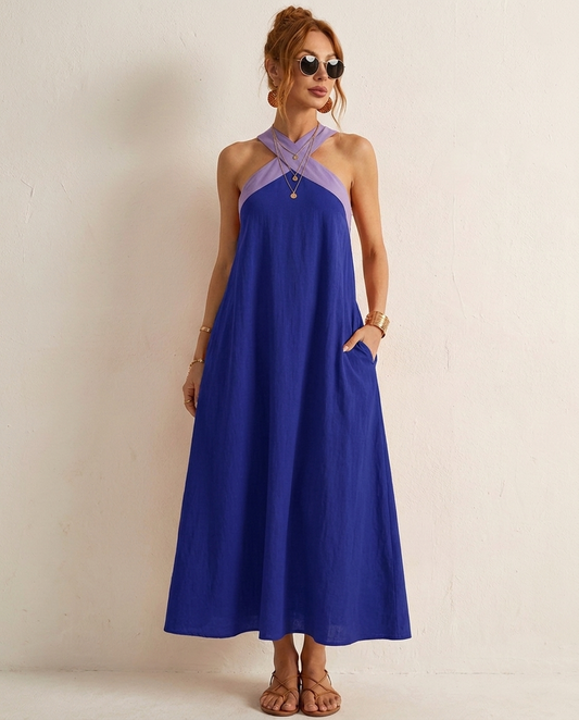 Delphine - Halter Maxi Dress
