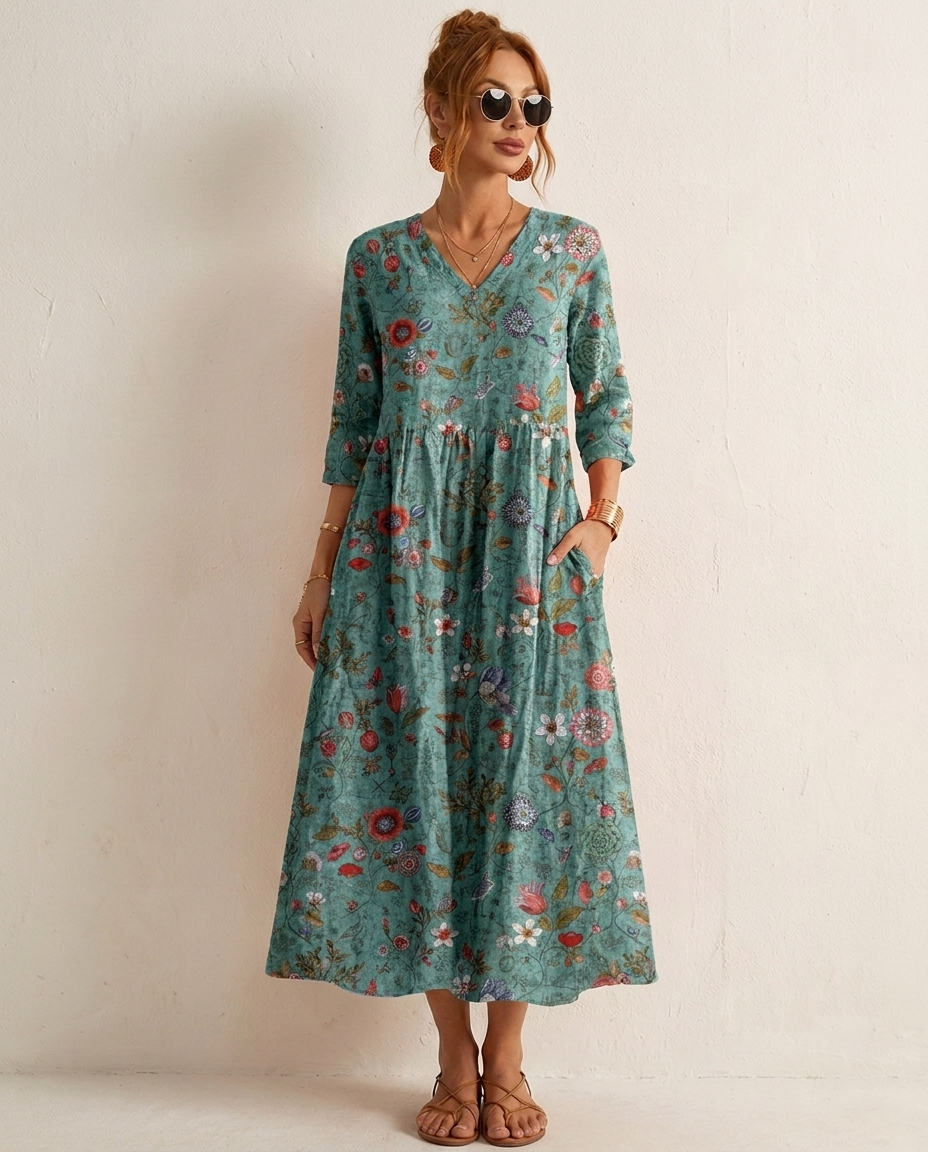 Iris Garden Maxi Dress