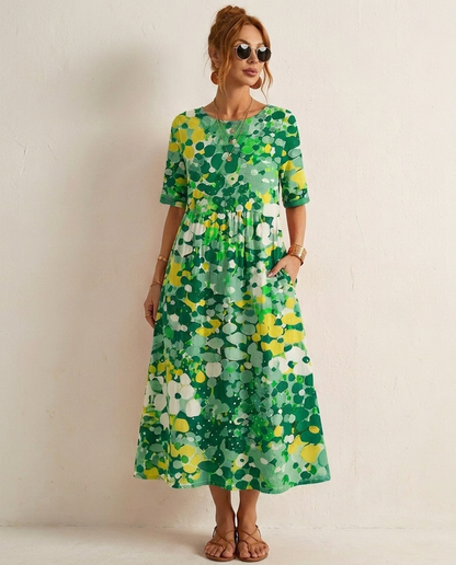 Sorrento Print Dress