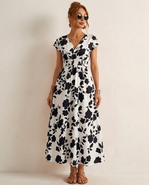 Camille Floral Maxi Dress