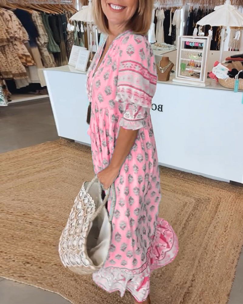 Sadie - Boho Maxi Dress