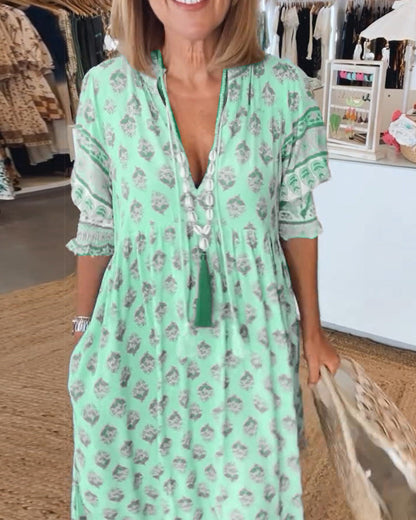 Sadie - Boho Maxi Dress