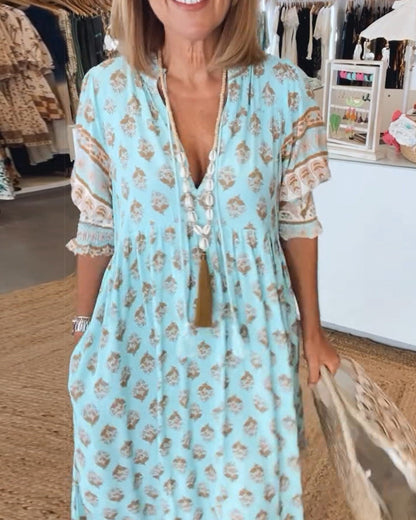 Sadie - Boho Maxi Dress
