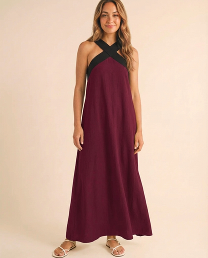 Delphine - Halter Maxi Dress